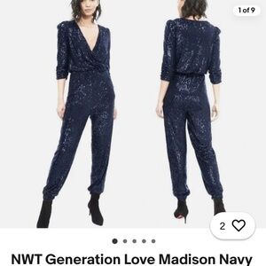 Generation Love Navy Blue jumpsuit